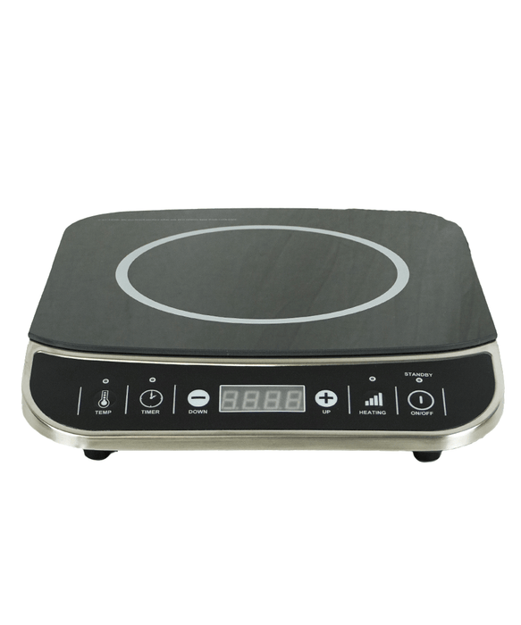 Combisteel TOP 2000W induction cooking top, compact tabletop model with digital control view 6