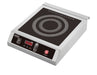 Stainless steel induction cooking top with digital controls