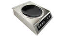 Stainless steel induction wok cooking top with digital control panel view 4