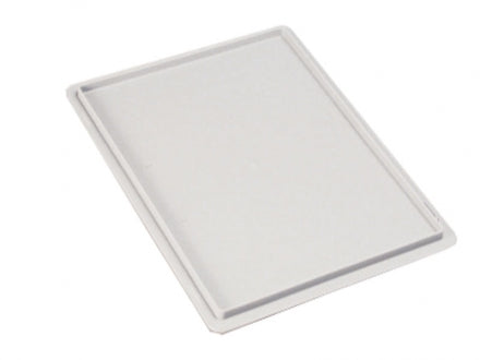 Clear plastic lid for pizza dough container, 600 x 400mm dimensions