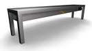 Stainless steel heated overshelf with ceramic top and four heating elements, 1600mm wide view 2