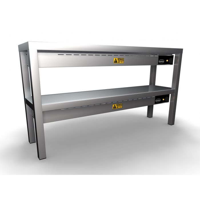 Combisteel Overshelf Ceramic Heated 2 Levels 1200 6 Heaters of 250W