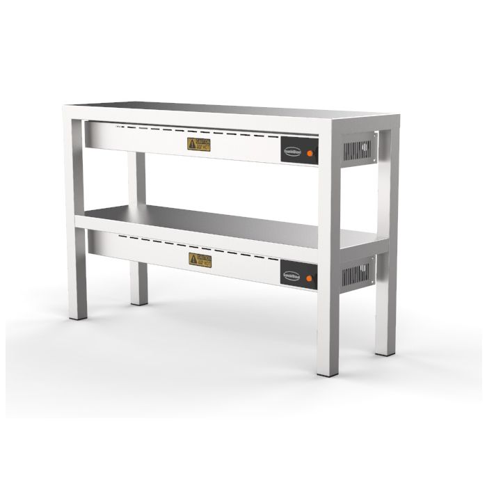 Combisteel Overshelf Ceramic Heated 2 Levels 1200 6 Heaters of 250W