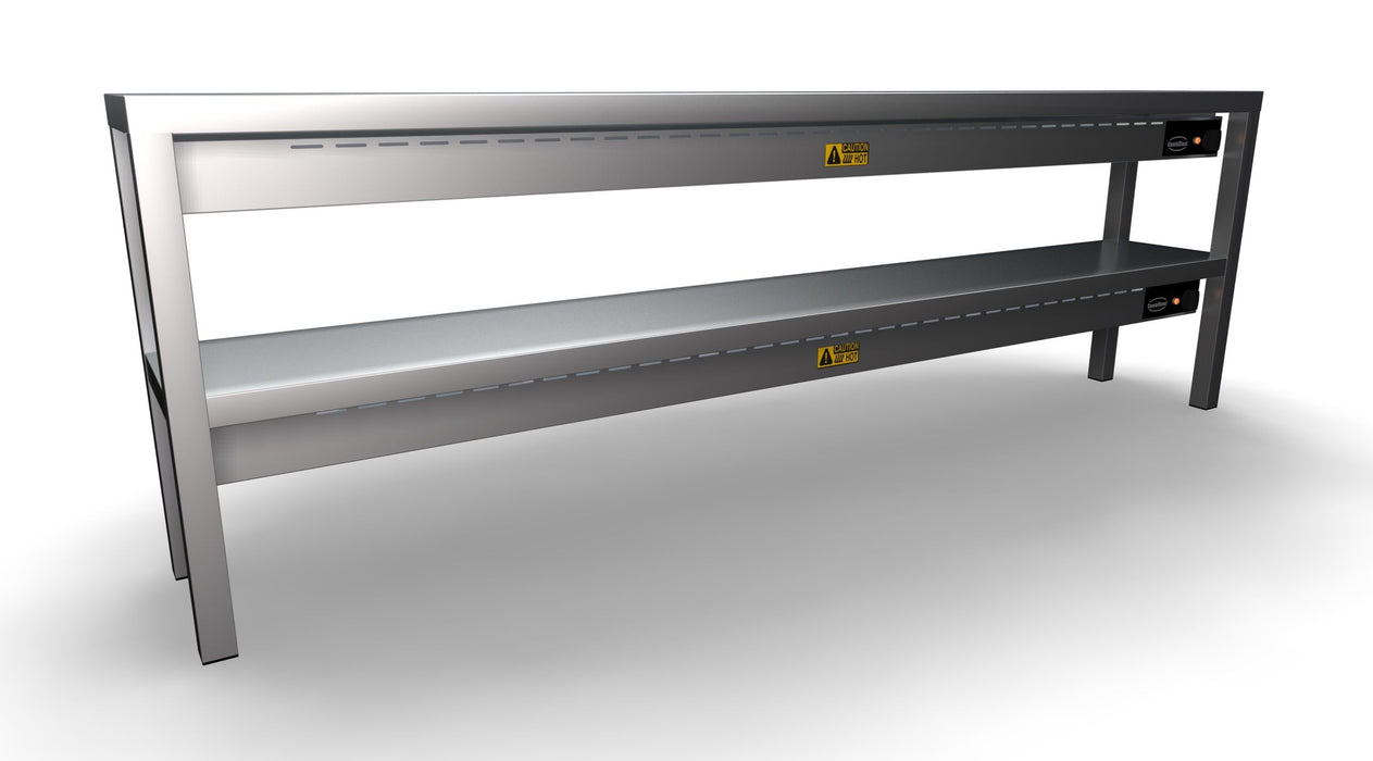Combisteel Overshelf Ceramic Heated 2 Levels 2000 12 Heaters of 250W