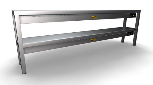 Combisteel Overshelf Ceramic Heated 2 Levels 2000 12 Heaters of 250W