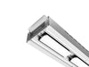 Stainless steel overhead food warmer with four ceramic heating elements mounted on wall bracket view 2