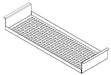 Combisteel stainless steel snack container for commercial kitchen fryer setup