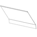Combisteel Heat Shield splash guard for commercial fryers