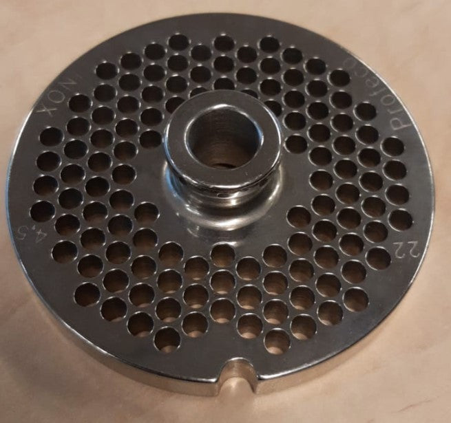 4.5mm grinder plate with 82mm blade diameter for Combisteel meat mincer