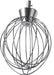 Stainless steel whisk attachment for Combisteel food processor