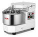 White Combisteel 8 litre spiral dough mixer on a plain background