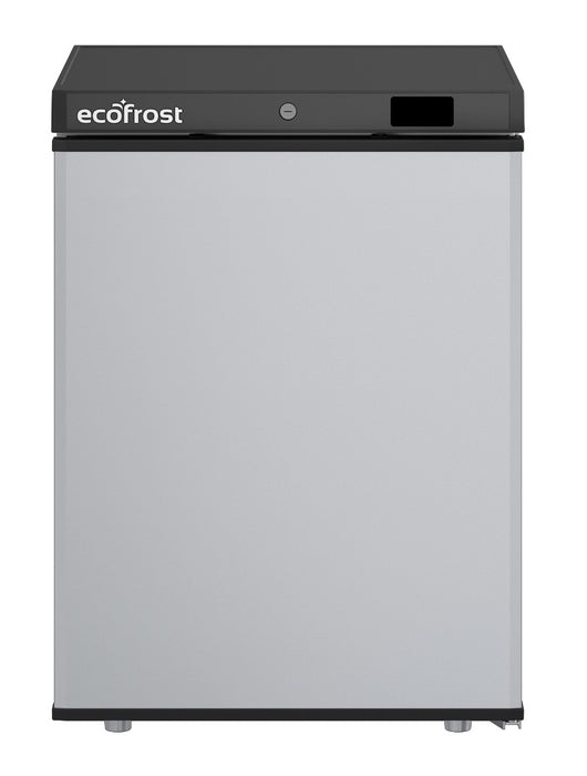 Stainless steel single door tabletop counter freezer with digital display view 2