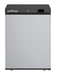 Stainless steel single door tabletop counter freezer with digital display view 2