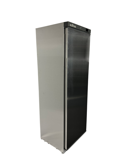 Stainless steel single door commercial freezer, 600mm wide, 1875mm tall view 4