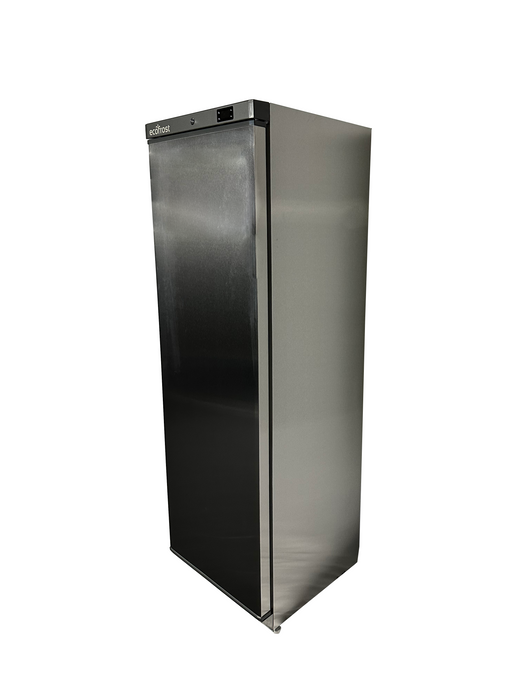 Stainless steel single door commercial freezer, 600mm wide, 1875mm tall view 5
