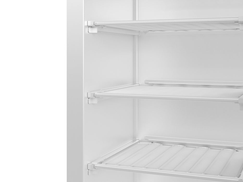 White Combisteel DOOR 400L single door upright freezer with digital display panel view 4