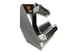 Stainless steel dough roller with 400mm roller length and knob control view 3