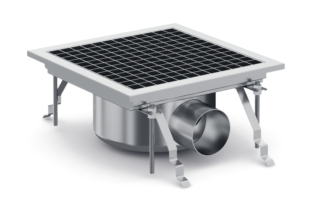 Combisteel GRID 300 stainless steel floor grid, 300mm square