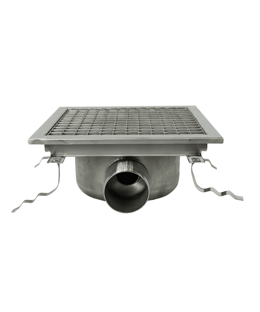 Combisteel GRID 300 stainless steel floor grid, 300mm square view 2