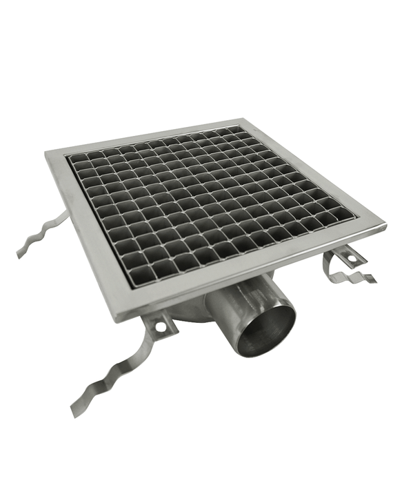 Combisteel GRID 300 stainless steel floor grid, 300mm square view 3