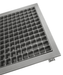 Stainless steel floor grid with drainage connection, 1181mm width view 7