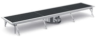 Combisteel stainless steel floor grid 1368mm wide with 75mm drainage connection