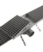 Stainless steel floor grid with drainage connection, 1144mm wide view 6