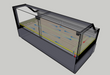 Combisteel freestanding refrigerated meat display case with plate cooling rick view 6