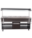 Mahogany refrigerated buffet display case with LED lighting and five GN container capacity view 6