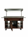 Stainless steel refrigerated buffet display case with three GN 1/1 wells and LED lighting view 6