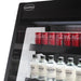 Combisteel wall-mounted three-door glass display fridge with LED lighting and digital temperature control view 3