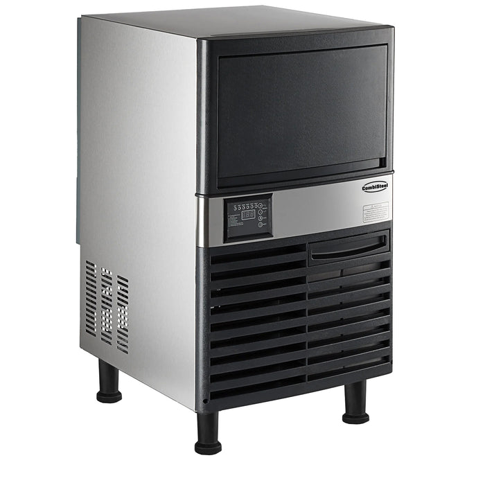 Combisteel stainless steel ice cube maker, compact countertop unit view 3