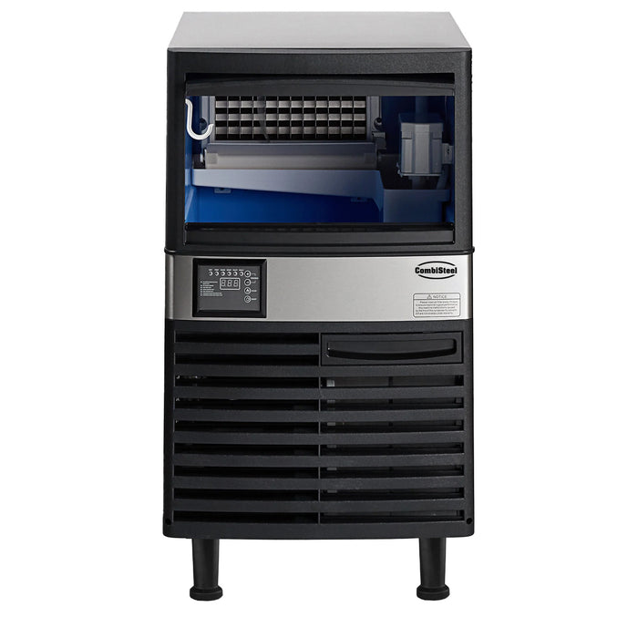 Combisteel stainless steel ice cube maker, compact countertop unit view 4