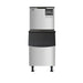 Combisteel stainless steel ice cube maker, 605mm wide, upright commercial unit. view 2