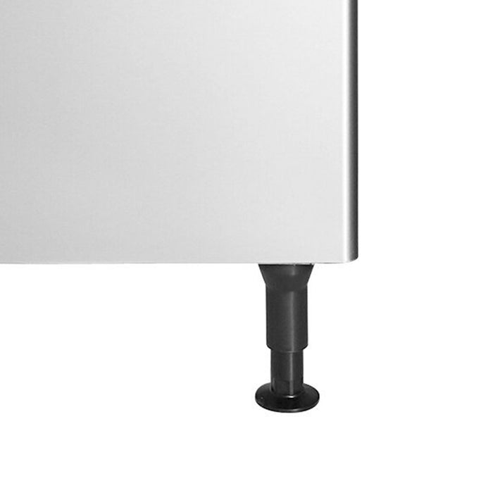 Combisteel stainless steel ice cube maker, 605mm wide, upright commercial unit. view 6