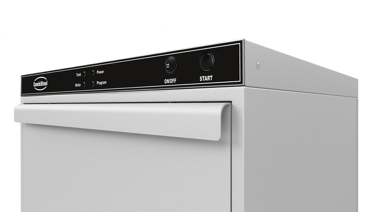 Combisteel ENT 500-230 frontloading commercial dishwasher with drain pump view 5