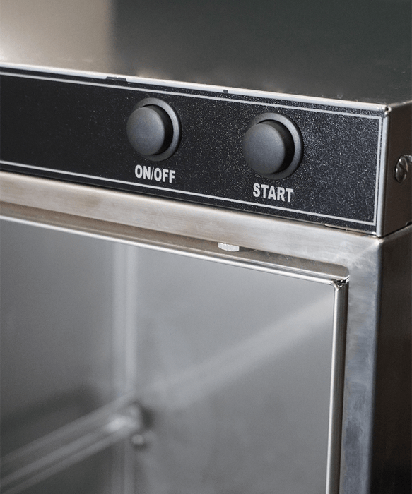 Combisteel ENT 500-230 frontloading commercial dishwasher with drain pump view 6