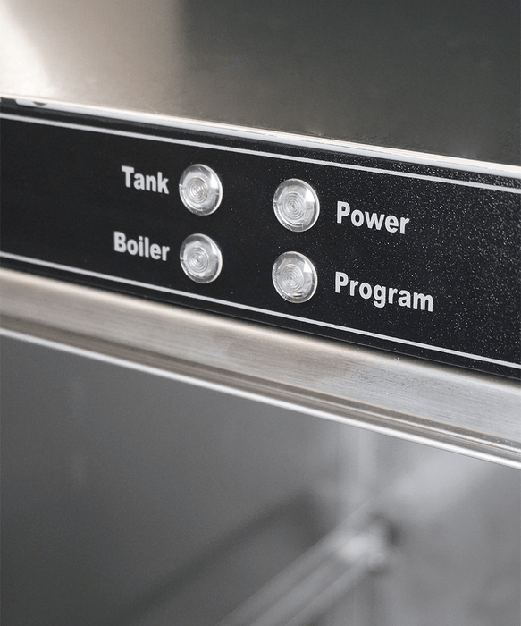 Combisteel ENT 500-230 frontloading commercial dishwasher with drain pump view 7