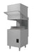 Combisteel ENT 400 stainless steel pass-through dishwasher with adjustable legs
