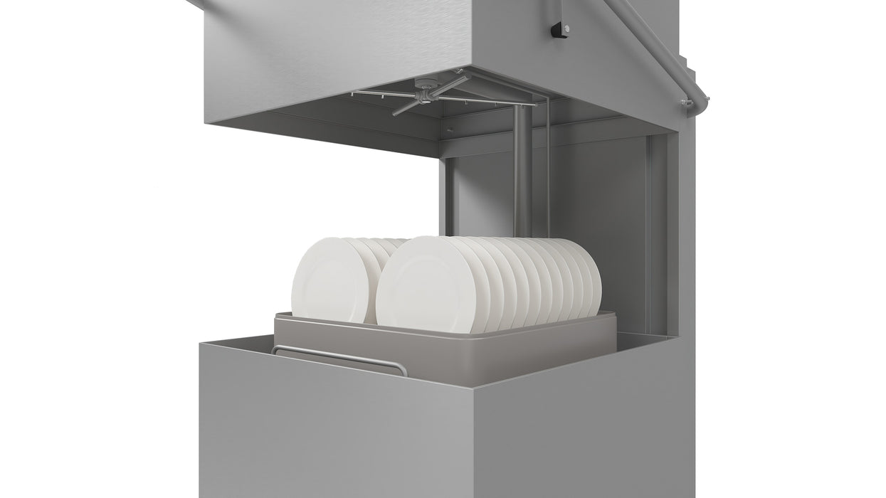 Combisteel ENT 400 pass through dishwasher side view