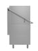 Combisteel ENT 400 stainless steel pass-through dishwasher with adjustable legs view 6