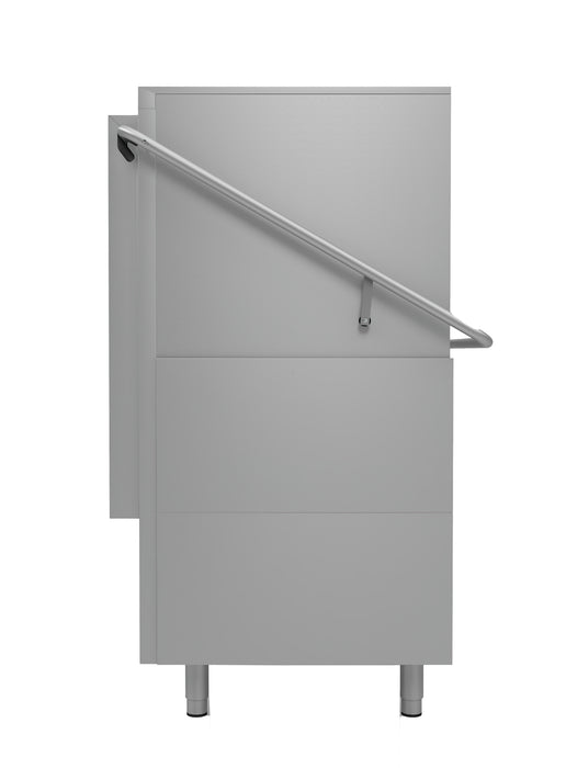 Combisteel ENT 400 pass through dishwasher adjustable legs and base detail