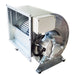 Combisteel separate extraction fan with 250mm exhaust outlet, compact metal housing