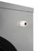 Compact metal ventilation box fan with 250mm exhaust duct connection view 4