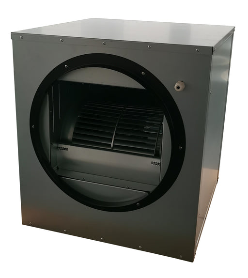 Combisteel compact boxed extraction fan unit with 400mm exhaust outlet