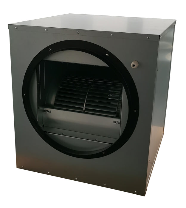 Combisteel compact boxed extraction fan unit with 400mm exhaust outlet