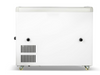 White Combisteel chest freezer with curved glass lid and three internal baskets view 2