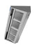 Stainless steel wall-mounted slanted extractor hood with LED lighting and filters view 5