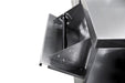 Stainless steel coffee worktable with storage space, 1250mm wide x 600mm deep view 2