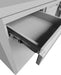 Stainless steel worktable with closed storage, 1500mm wide, coffee station prep counter view 2